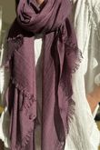 Classic Portobello Scarf Deep Damson